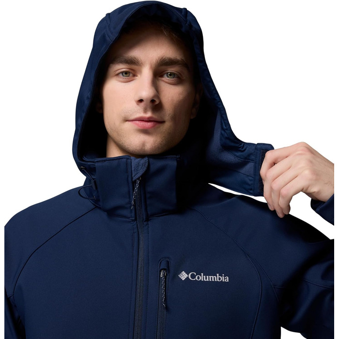 Чоловіча софтшелл куртка Columbia Cascade Ridge III, темно-синя (Collegiate Navy), розмір XXL