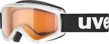 Дитяча лижна маска Uvex Speedy Pro, чорна, лінзи Lasergold, антифог, підвищена контрастність, розширене поле зору