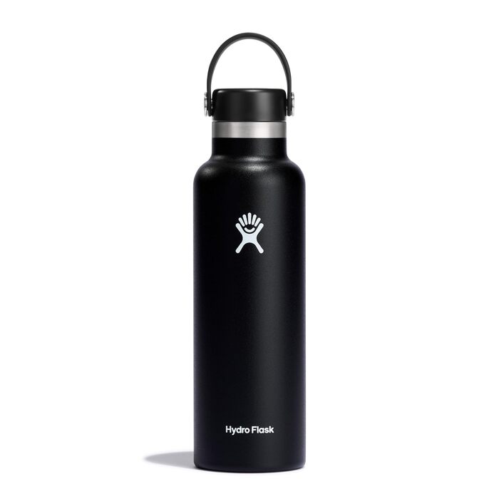 Фляга для води Hydro Flask 621 мл - Вакуумна ізольована сталева фляга з кришкою Flex та покриттям Powder Coat