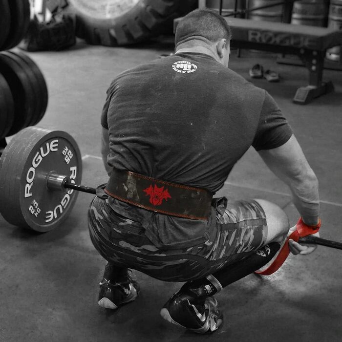 Пояс для важкої атлетики CERBERUS Strength Classic, 10 мм, шкіряний