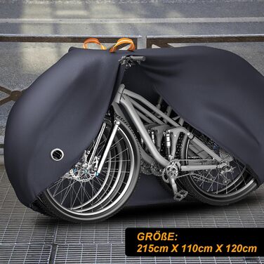Водонепроникний чохол для велосипеда Emersa 600D Oxford, для 1 велосипеда 180x70x110 см, темно-синій