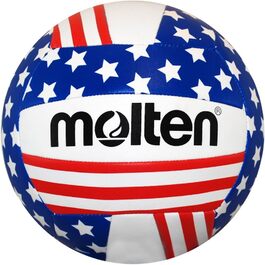 Волейбольний м'яч Molten Recreational Stars/Stripes для активного відпочинку