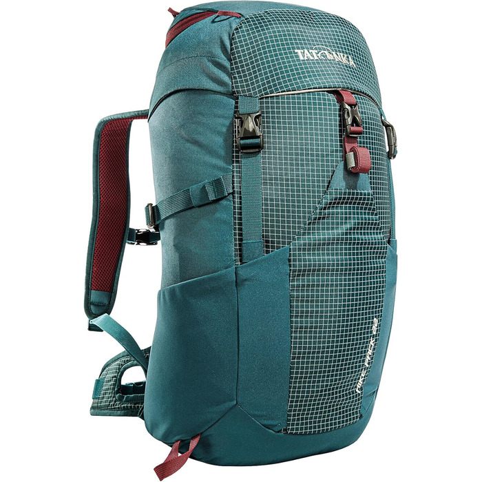 Рюкзак для туризму Tatonka Hike Pack 22 л з вентильованою спинкою та дощовиком, легкий, зручний, зелений