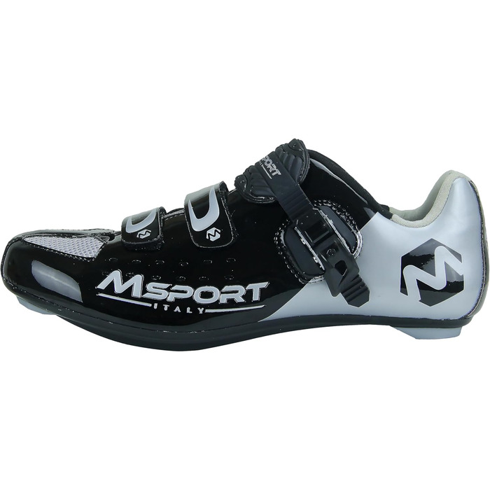 Велосипедні шкарпетки Msport для шосе, дихаючі велотуфлі для чоловіків/жінок, 40 EU, чорний колір