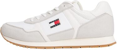 Кросівки Tommy Jeans Runner Casual Low Top для чоловіків, білі (White Ecru), розмір 44 EU