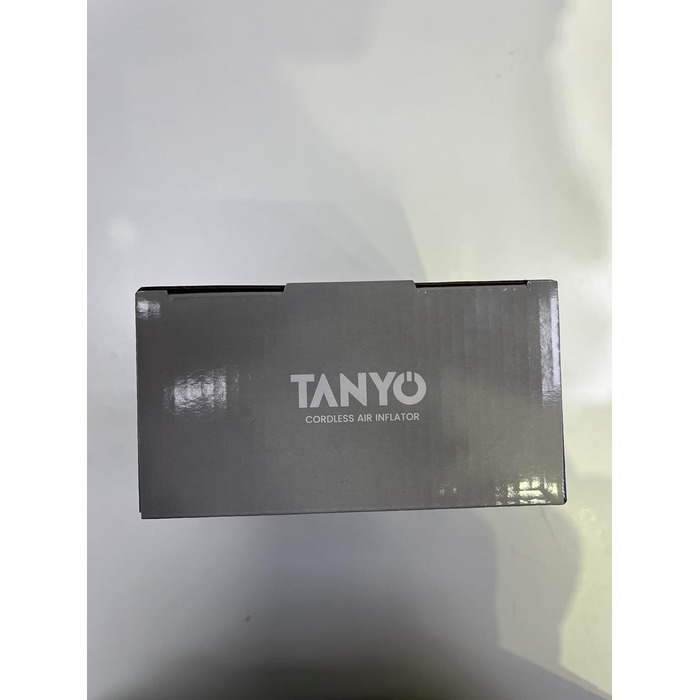 Електричний насос-компресор TANYO 150PSI для велосипедів, автомобілів, мотоциклів, м'ячів, портативний з манометром, акумулятором, USB-зарядкою і LED-підсвіткою