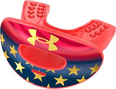 Капа для футболу Under Armour Air Lip Guard – повний захист рота, підходить для брекетів, миттєва посадка, для дорослих, універсальний розмір