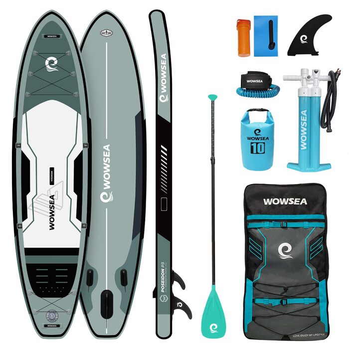 WOWSEA Poseidon P3: Надувний SUP-борд для туризму та відпочинку з аксесуарами