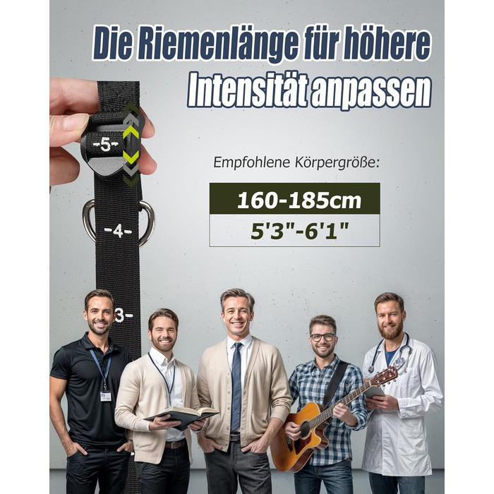 Набір еластичних стрічок для фітнесу AlongsSong (6 шт.) з пілатес-палицею, ручками та фіксаторами для дверей. Опір 20-180/240 lbs. Ідеально для силових тренувань вдома.