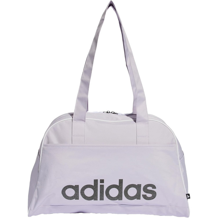 Сумка для боулінгу adidas Linear Essentials жіноча, сріблясто-чорна, універсальний розмір