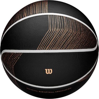 М'яч для баскетболу Wilson NBA Champagne Series, розмір 7, чорний/коричневий