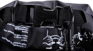 Водонепроникний мішок Cressi Dry Bag 10 LT для дайвінгу, плавання, риболовлі, каякінгу, кемпінгу та сноубордингу, чорний (без блискавки)