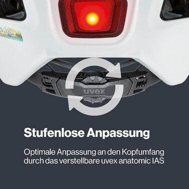 Велосипедний шолом uvex Finale Visor з LED-ліхтарем, універсальний, міський, з візором, для жінок і чоловіків, категорія фільтра 1