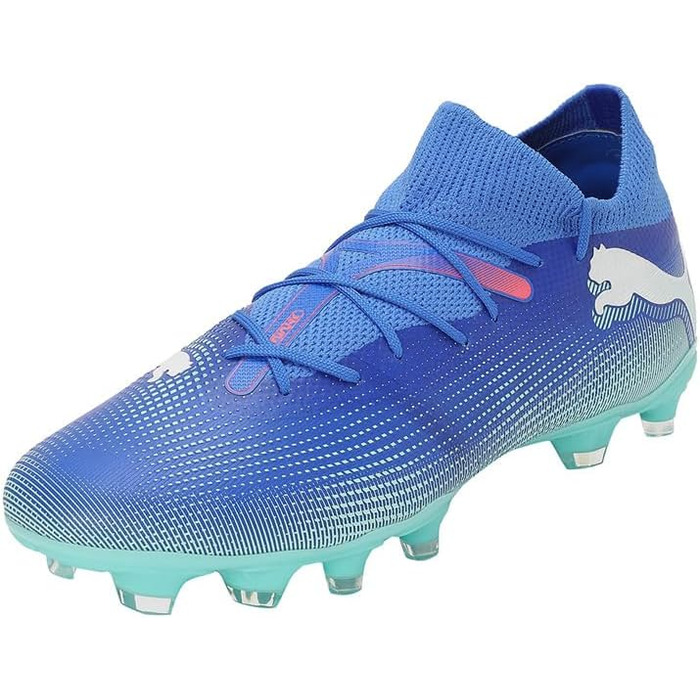 Жіночі футбольні бутси PUMA Future 7 Match Fg/Ag, 37.5 EU, Bluemazing/Puma White/Electric Peppermint