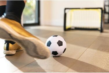 SKLZ Pro Mini-Tor: міні-ворота для футболу, м'який м'яч 12.7 см, легка збірка, білий/жовтий колір