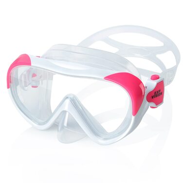 Дитячі окуляри для плавання Kinder Taucherbrille 180° Anti-Fog, маска для снорклінгу з носовою перегородкою, для підлітків 4-15 років, білі