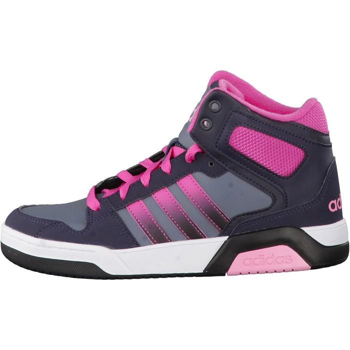 Дитячі кросівки adidas Bb9tis Mid K, 28 EU, синій, рожевий, чорний
