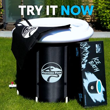 Кріо ванна для відновлення та імунітету 85 см Ø * 72 см - Чорна