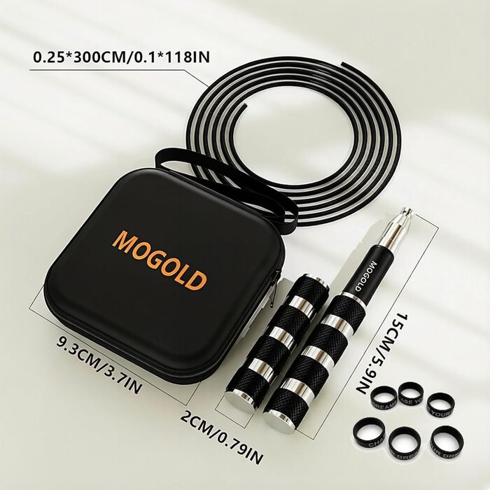 Стрибальний скакалка Speed Jump Rope для фітнесу, боксу та кардіо, складана з PVC-тросом, чорна