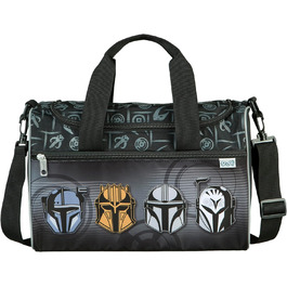 Спортивна сумка Scooli для дітей унісекс, чорна, 23 x 35 x 16 см