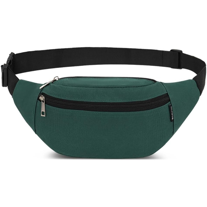 Сумка на пояс Bauchtasche унісекс (33x6.5x14 см), оливкова - для спорту, фітнесу, велосипеда, кемпінгу. З відділенням для телефону