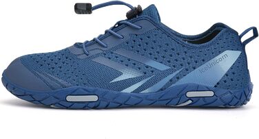 Шкарпетки для плавання IceUnicorn: шкарпетки для басейну, аквашузи, шкарпетки для серфінгу, швидковисихаючі, для жінок та чоловіків, білі, помаранчеві (39 EU, темно-синій)