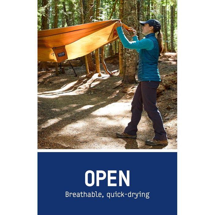 Гамак для кемпінгу ENO DoubleNest, 1-2 особи, спеціальне видання Khaki/Olive