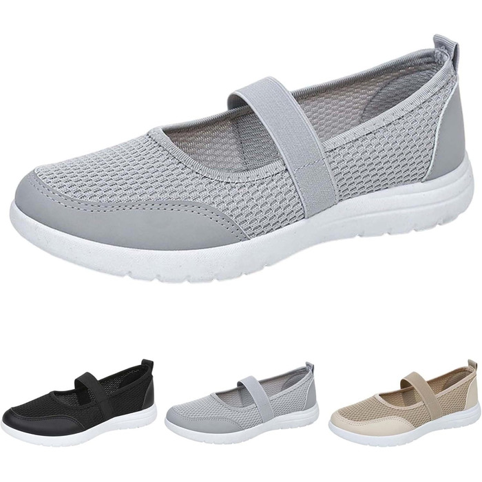 Зручні ортопедичні кросівки для діабетиків, сірі, розмір 41. Дихаючі, легкі, для повних ніг, підійдуть для активного відпочинку, фітнесу та повсякденного носіння.