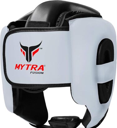 Захист голови Myotra Fusion для боксу, MMA, Муай Тай, Карате (білий/чорний, L-XL)