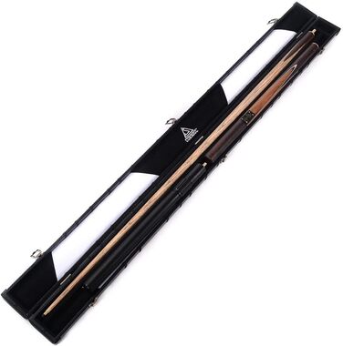 Снукерний кий CUESOLL класичний ручної роботи, 57 дюймів, 18 oz, з ручкою з рожевого дерева, з'єднання 3/4, телескопічне подовження з алюмінію, етиу з штучної шкіри, наконечник 9,5 мм, Снукерний кий-сет (CSSC011)