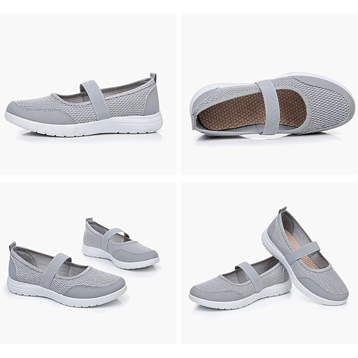 Зручні ортопедичні кросівки для діабетиків, сірі, розмір 41. Дихаючі, легкі, для повних ніг, підійдуть для активного відпочинку, фітнесу та повсякденного носіння.