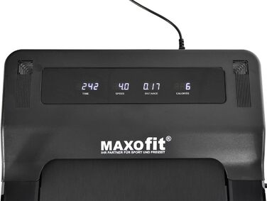 MAXOfit Mini Walking Laufband MF-2: компактний біговий доріжка з Bluetooth, пультом та тримачем для планшета (чорний)