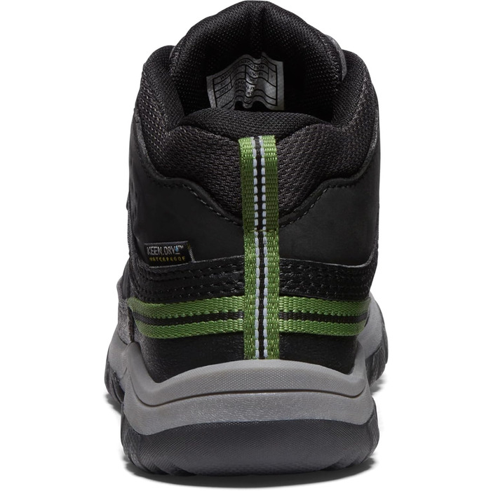 KEEN Targhee Mid WP - водонепроникні трекінгові черевики для жінок та чоловіків (36 EU, Black Campsite)