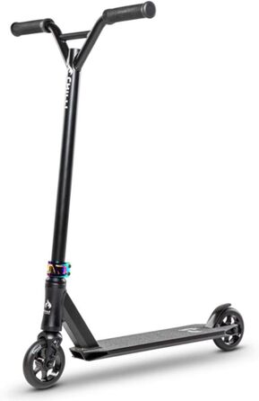 Трюковий самокат Chilli Pro Scooter 5000, 84 см, 110 мм PU колеса, ABEC 9, для підлітків, чорний/неохром