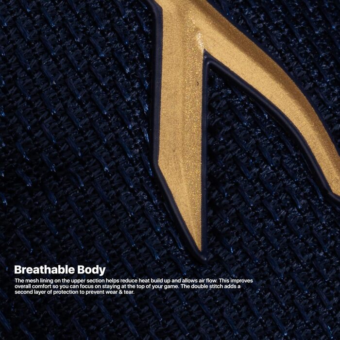 Професійне бадмінтонне взуття Hundred Court Star для чоловіків (45 EU, Navy Gold)
