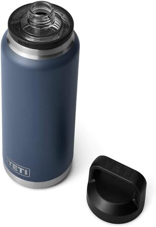 Термобутилка YETI Rambler з кришкою Chug, 1065 мл, темно-синя