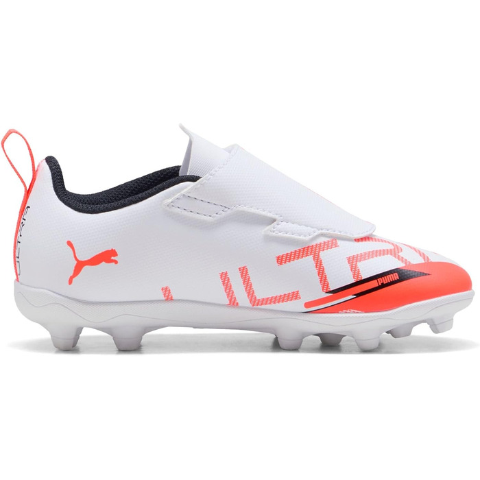 Дитячі футбольні бутси PUMA Ultra 5 Play V Fg/Ag Rb Jr - 34.5 EU (Білий, Чорний, Червоний)