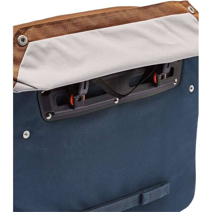 Сумка-месенджер VAUDE Cycle Messenger L для велосипеда, 20 л, з дощовиком, універсальний розмір, Baltic Sea/Umbra