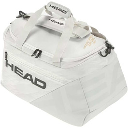 Тенісна сумка HEAD Pro X Court 52 л, унісекс, біло-чорна