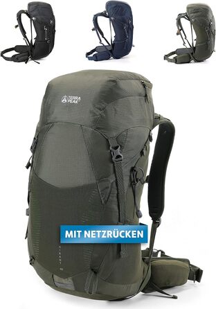 Рюкзак Terra Peak для туризму з вентильованою спинкою, 20/30/40 л, кріпленням для питної системи та дощовиком, міський і трекінговий рюкзак з поясом для стегон