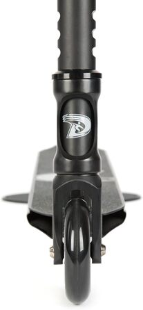 Трюковий самокат Land Surfer PRO X для дітей від 8 років і підлітків, 360° дека, 100 мм PU-колеса ABEC-9, для складних трюків, матовий чорний