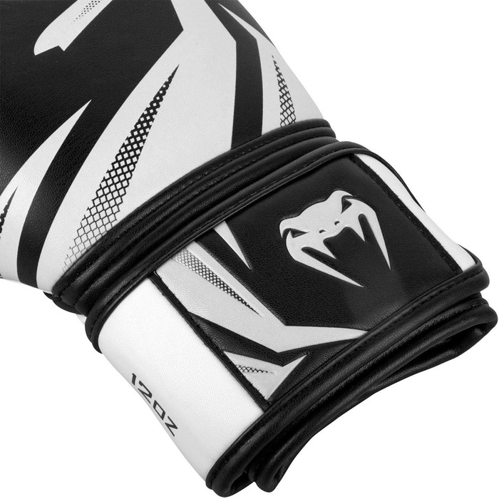 Боксерські рукавички Venum Challenger 3.0 12 Oz чорно-білі