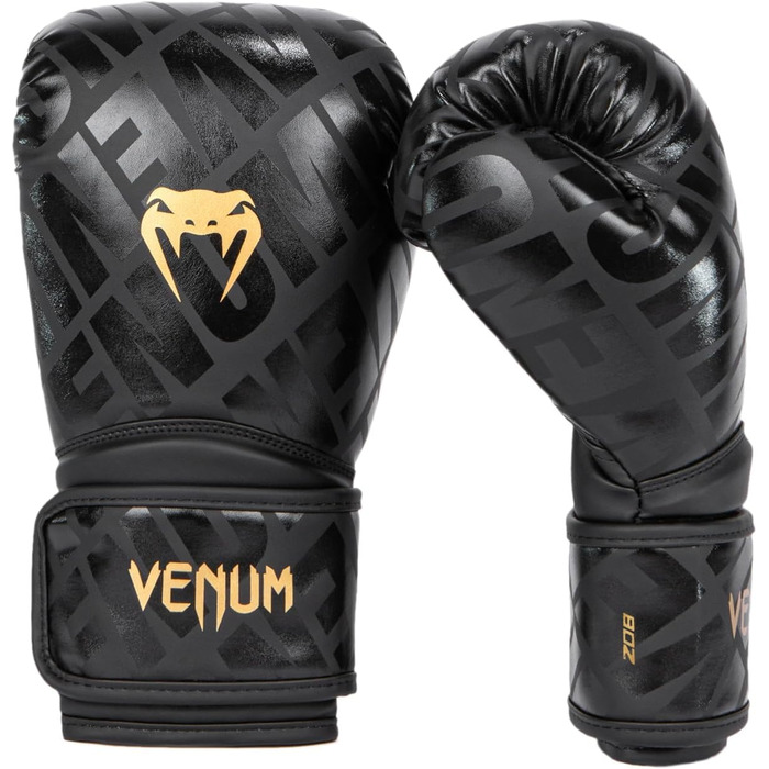 Боксерські рукавички Venum Contender 1.5 XT для дітей, чорний/золотий, 4 Oz