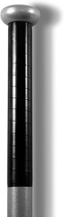 Бейсбольна біта сталева 25 дюймів (Silber) з чохлом для транспортування