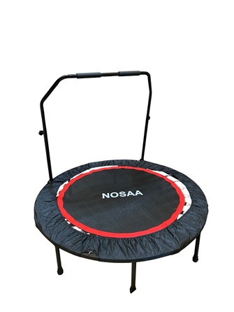 Домашній фітнес-батут NOSAA 122 см з поручнем, складаний