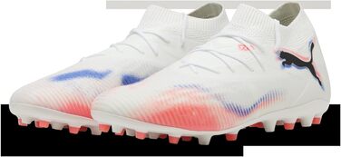 Кросівки футбольні PUMA Future 8 Match Mg - унісекс (43 EU, білий/чорний/червоний)