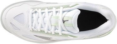 Кросівки дитячі Mizuno Stealth Star 2 Jr для залу (38 EU, білий, сірий, зелений)