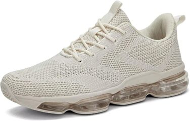 Чоловічі кросівки для бігу та спорту, неслизькі, стильні (46 EU, Z80 Beige)