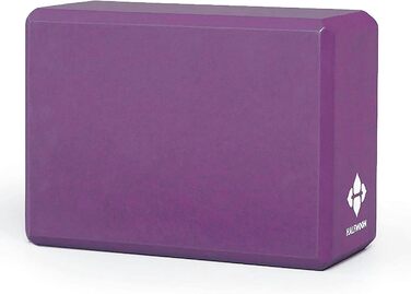 Блок для йоги Halfmoon з піноматеріалу 23x15x8 см, сливовий