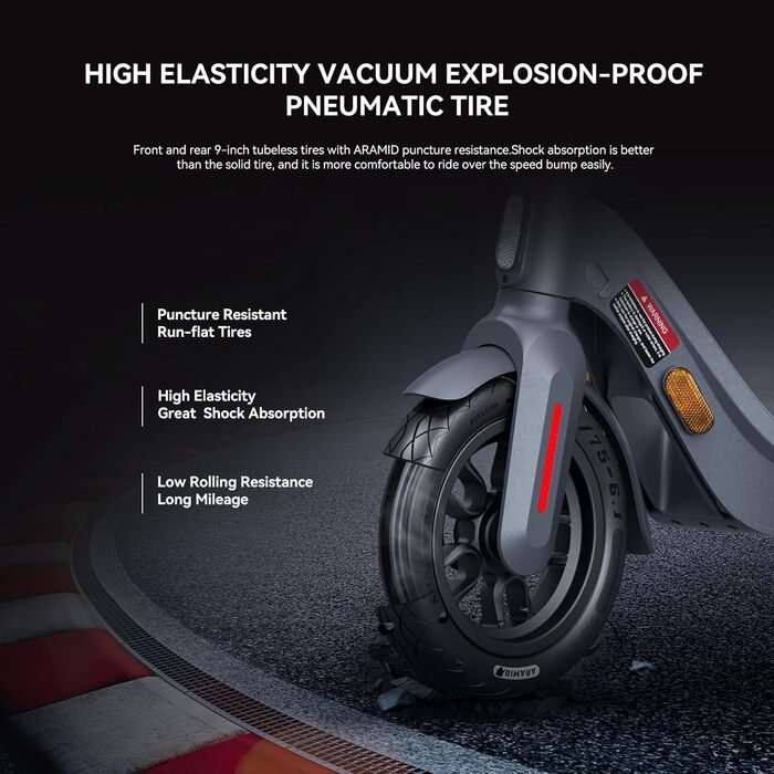 Електросамокат LEQISMART, 40 км, 350 Вт, 9'' колеса, 10.4 А·год, APP, для дорослих і підлітків